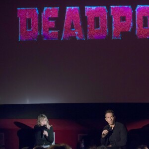 Exclusif - Ryan Reynolds en promotion à Paris au Grand Rex pour le film "Deadpool" le 26 janvier 2016.