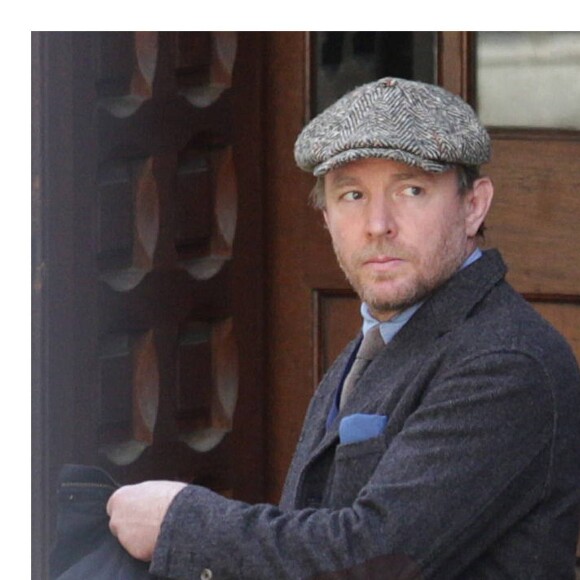 Guy Ritchie à la sortie de la Haute Cour de justice à Londres le 3 mars 2016