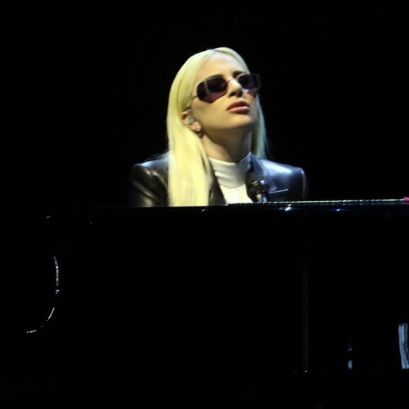 Lady Gaga sur le campus de l'Université de Las Vegas, le 7 avril 2016.