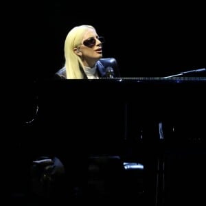 Lady Gaga sur le campus de l'Université de Las Vegas, le 7 avril 2016.