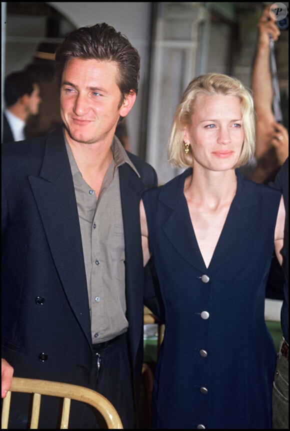 Robin Wright et Sean Penn en 1992