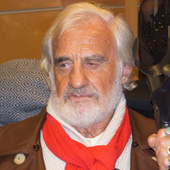 Exclusif - Jean-Paul Belmondo - Avant-première mondiale du documentaire "Belmondo par Belmondo" au Grimaldi Forum à Monaco, le 11 décembre 2015.