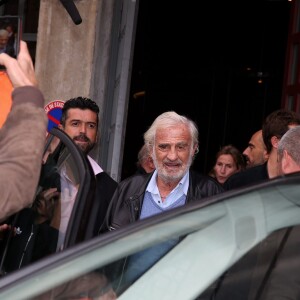 Jean-Paul Belmondo - Présentation du documentaire Belmondo par Belmondo au cinéma Pathé Bellecour lors de la 7éme édition du Festival Lumiére de Lyon le 13 octobre 2015. Le festival Lumière 2015 a programmé en avant-première le documentaire que Paul Belmondo a eu envie d'offrir à son père Jean-Paul.