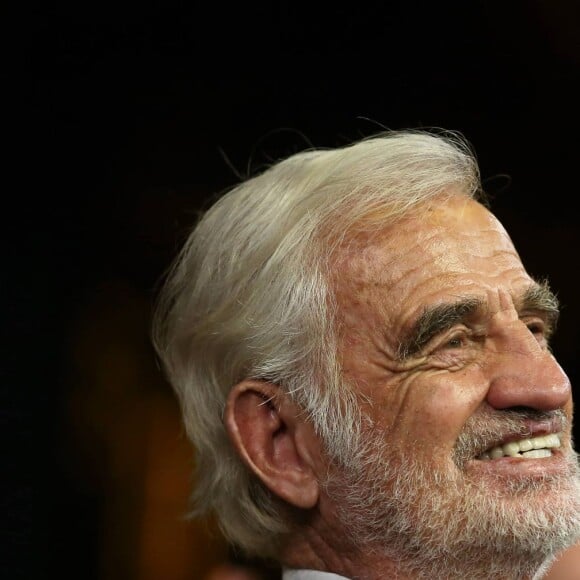 Jean-Paul Belmondo - Soirée d'ouverture de la 7éme édition du Festival Lumière 2015 à la Halle Tony-Garnier à Lyon le 12 octobre 2015.