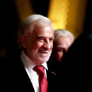 Jean-Paul Belmondo - Soirée d'ouverture de la 7éme édition du Festival Lumière 2015 à la Halle Tony-Garnier à Lyon le 12 octobre 2015.