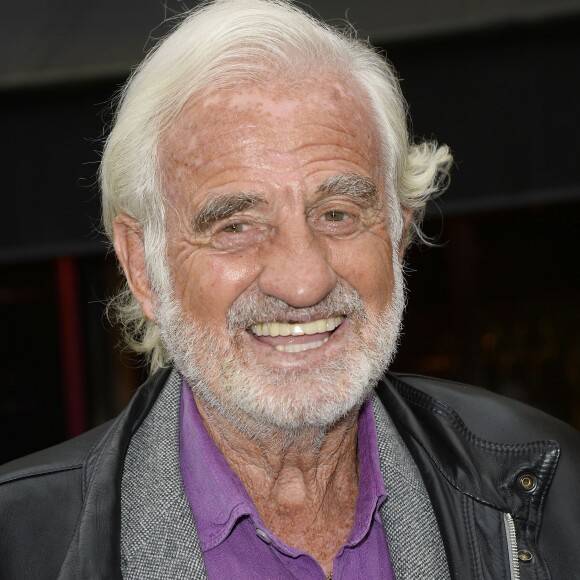 Jean-Paul Belmondo - Audition publique des meilleurs élèves de l'école de théâtre "L'entrée des Artistes" au théâtre de la Gaité-Montparnasse à Paris le 22 juin 2015.