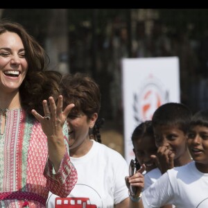 La duchesse de Cambridge, Catherine Kate Middleton au parc Oval Maidan à Bombay le 10 avril 2016 © Stephen Lock/i-Images via ZUMA Wire / Bestimage