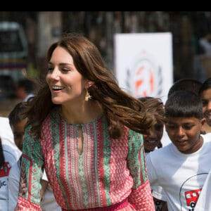 La duchesse de Cambridge, Catherine Kate Middleton au parc Oval Maidan à Bombay le 10 avril 2016 © Stephen Lock/i-Images via ZUMA Wire / Bestimage