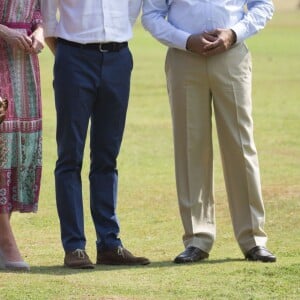 Le prince William et la duchesse de Cambridge, Catherine Kate Middleton au parc Oval Maidan à Bombay le 10 avril 2016