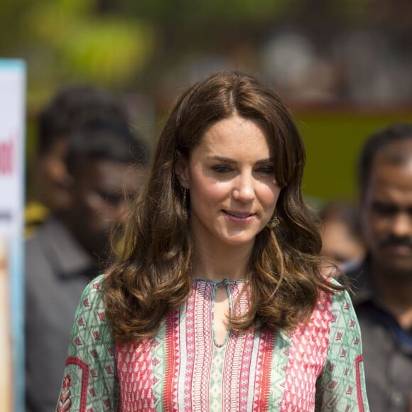 Kate Middleton au parc Oval Maidan à Bombay le 10 avril 2016