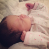 Kim Painter, la femme de l'acteur Chad Lowe, a publié une photo de sa troisième petite fille prénommée Nixie Barbara, sur sa page Twitter, le 9 avril 2016.