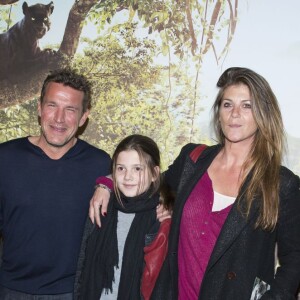 Benjamin Castaldi et sa compagne Aurore Aleman - Avant-première du film "Le livre de la jungle" au cinéma Pathé Beaugrenelle à Paris, le 11 avril 2016. © Olivier Borde/Bestimage