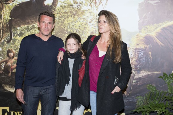 Benjamin Castaldi et sa compagne Aurore Aleman - Avant-première du film "Le livre de la jungle" au cinéma Pathé Beaugrenelle à Paris, le 11 avril 2016. © Olivier Borde/Bestimage