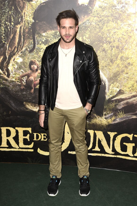 Damien Lauretta lors de l'avant-première du film Disney 'Le Livre de la Jungle', au Pathé Beaugrenelle, Paris le 11 avril 2016.