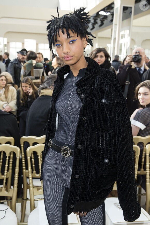 Willow Smith - Défilé de mode Chanel collection prêt-à-porter Automne Hiver 2016/2017 au Grand Palais, lors de la fashion week à Paris, le 8 mars 2016. © Olivier Borde/Bestimage