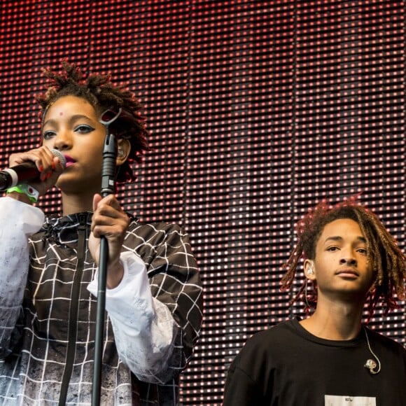 Jaden et Willow Smith au Wireless Festival à Londres. Juillet 2015.