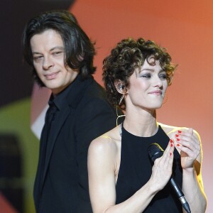 Benjamin Biolay et Vanessa Paradis aux Victoires de la Musique le 14 février 2014