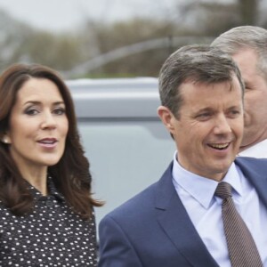 Le prince Frederik et la princesse Mary de Danemark ont accompagné le président du Mexique Enrique Pena Nieto et sa femme Angèlica Rivera lors de leur visite au château de Kronborg et au musée Maritime à Elseneur, le 13 avril 2016, lors de leur visite d'Etat.