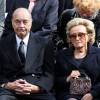 Jacques et Bernadette Chirac à Paris le 15 avril 2013