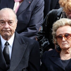 Jacques et Bernadette Chirac à Paris le 15 avril 2013