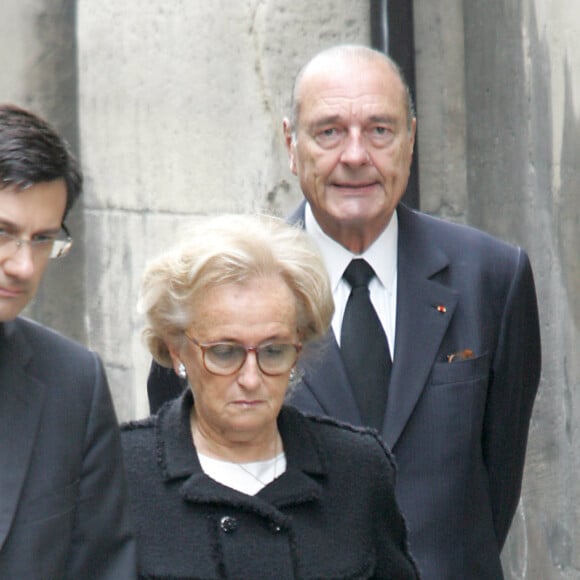 Jacques Chirac et sa femme Bernadette à Paris en juillet 2007.