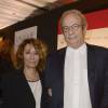 Patrick Chesnais et sa femme Josiane Stoleru - Diner de gala du 93e Grand Prix d'Amerique au Pavillon d'Armenonville, le 25 janvier 2014
