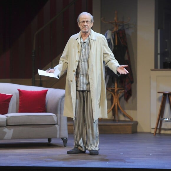 Patrick Chesnais - Filage de la pièce de théâtre "Une famille modèle" au Théâtre Montparnasse à Paris le 19 janvier 2016. © Coadic Guirec/Bestimage