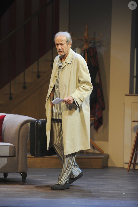 Patrick Chesnais - Filage de la pièce de théâtre "Une famille modèle" au Théâtre Montparnasse à Paris le 19 janvier 2016. © Coadic Guirec/Bestimage