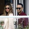Chrissy Teigen et John Legend à Miami le 26 février 2016
 