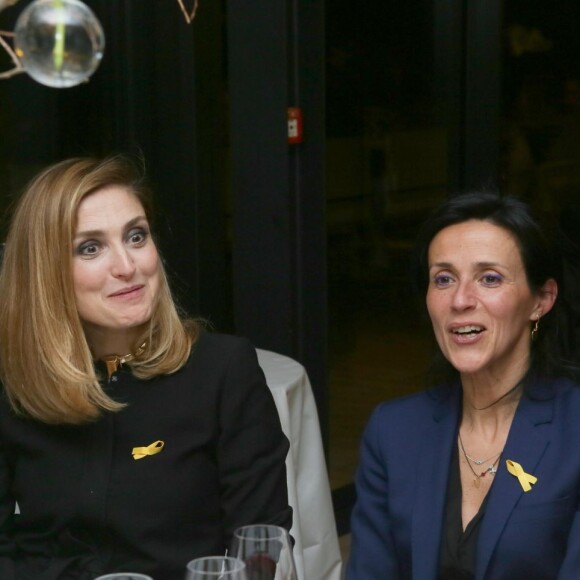 Exclusif - Julie Gayet, le docteur Chrysoula Zacharoupoulo - Gala de charité au profit de l'association "Endofrance" qui lutte contre l'endométriose au Pavillon Royal à Paris le 7 avril 2016. © CVS/Bestimage