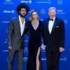 Noah, Lilly et Boris Becker assistent aux Laureus World Sports Awards 2016" à Berlin. Le 18 avril 2016.