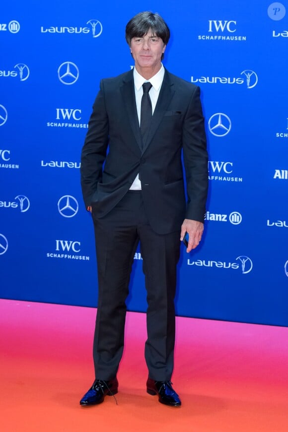Joachim Löw assiste aux Laureus World Sports Awards 2016" à Berlin. Le 18 avril 2016.