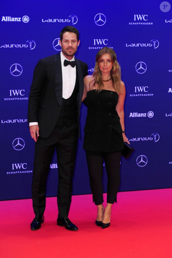 Jamie et Louise Redknapp assistent aux Laureus World Sports Awards 2016" à Berlin. Le 18 avril 2016.