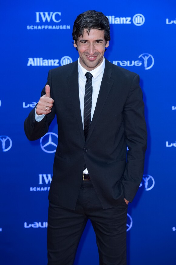 Raúl Gonzalez Blanco assiste aux Laureus World Sports Awards 2016" à Berlin. Le 18 avril 2016.