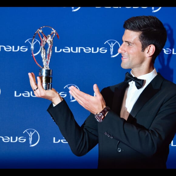 Novak Djokovic - Célébrités lors du "Laureus World Sports Awards 2016" à Berlin le 18 Avril 2016.18/04/2016 - Berlin