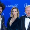 Boris Becker avec sa femme Lilly Beckeret son fils Noah Becker - Célébrités lors du "Laureus World Sports Awards 2016" à Berlin le 18 Avril 2016.18/04/2016 - Berlin