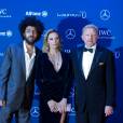 Boris Becker avec sa femme Lilly Becker et son fils Noah Becker - Célébrités lors du "Laureus World Sports Awards 2016" à Berlin le 18 Avril 2016.18/04/2016 - Berlin