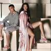 Dudley O'Shaughnessy et Rihanna - Puma dévoile le tout dernier modèle de chaussures de la ligne Rihanna pour la collection printemps/été 2016, le 11 avril 2016.  After her first two sneakers for PUMA became highly sought after, Rihanna returns to present a third shoe. This time, the singer is switching things up with a fur slide that&x2019;s meant to be equal parts sporty and stylish for her FENTY imprint. The athletic silhouette is elevated with a faux fur strap and smooth satin foam backing and will be available in black, white and shell April 22 for  USD globally in stores and online.11/04/2016 - New York
