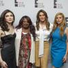 Ella Giselle, Chandi Moore, Caitlyn Jenner (Bruce Jenner) et Candis Cayne à la Conférence de presse pour la série "I Am Cait" à Beverly Hills. Le 15 mars 2016