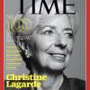Christine Lagarde en couverture du magazine Times, en kiosques au mois de mai prochain.