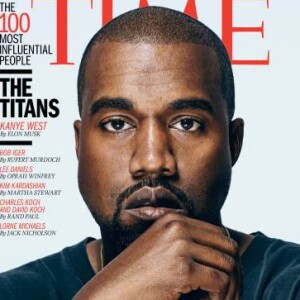 Kanye West en couverture du magazine Times, en kiosques au mois de mai prochain.