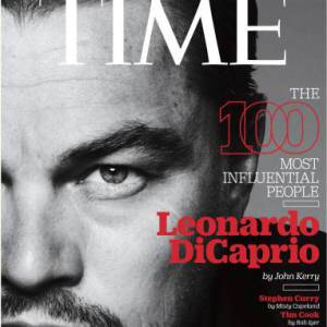 Léonardo DiCaprio en couverture du magazine Times, en kiosques au mois de mai prochain.