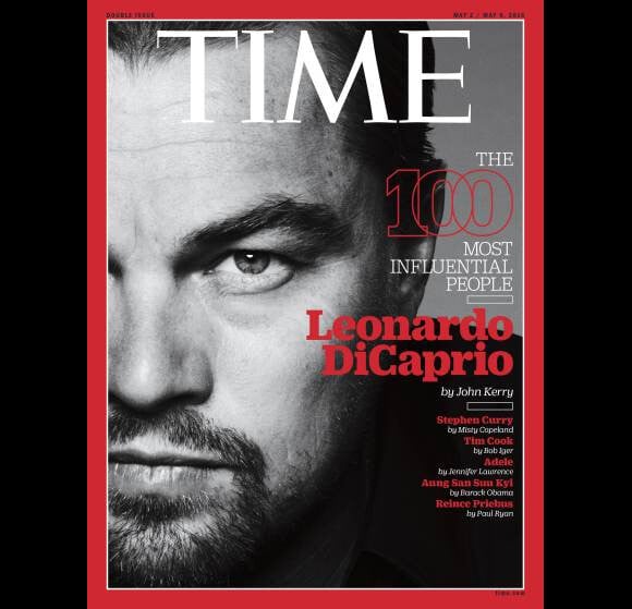 Léonardo DiCaprio en couverture du magazine Times, en kiosques au mois de mai prochain.