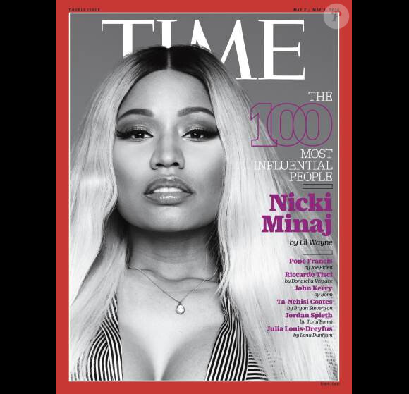 Nicki Minaj en couverture du magazine Times, en kiosques au mois de mai prochain.