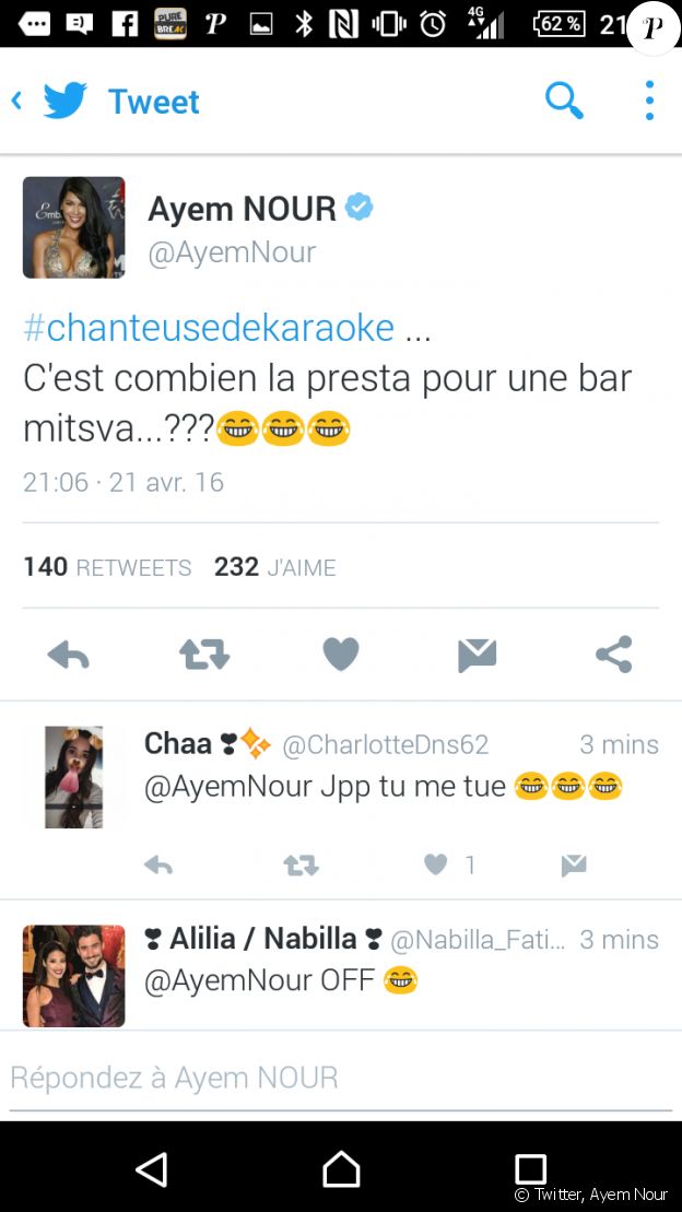 Ayem Nour critique Nehuda des "Anges 8" sur Twitter