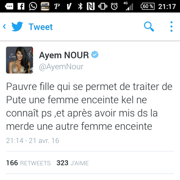 Ayem Nour critique Nehuda des "Anges 8" sur Twitter