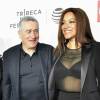 Robert De Niro et sa femme Grace Hightower - Soirée du 40e anniversaire du film Taxi Driver au festival de Tribeca à New York le 21 avril 2016.