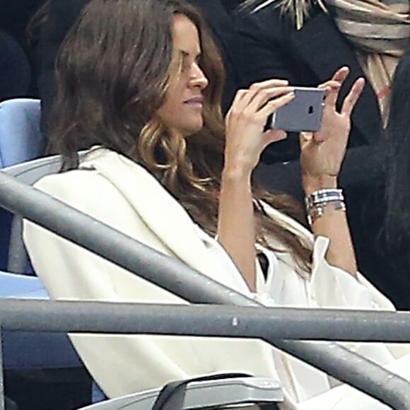 Izabel Goulart - People dans les tribunes du match de coupe de la ligue PSG-Lille au Stade de France à Paris, le 23 avril 2016.  People during the League Cup final soccer match between Paris Saint Germain and Lille, at the Stade de France stadium, in Saint Denis, north of Paris, France, on April 23, 2016.23/04/2016 - Paris