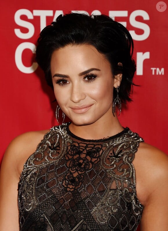 Demi Lovato à la soirée MusiCares Person of the Year 2016 en l'honneur de Lionel Richie au Convention Center à Los Angeles, le 13 février 2016 © CPA/Bestimage