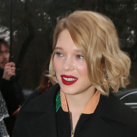 Léa Seydoux - Arrivées au défilé de mode "Vuitton", collection prêt-à-porter automne-hiver 2016-2017, le 9 mars 2016. © CVS/Veeren/Bestimage